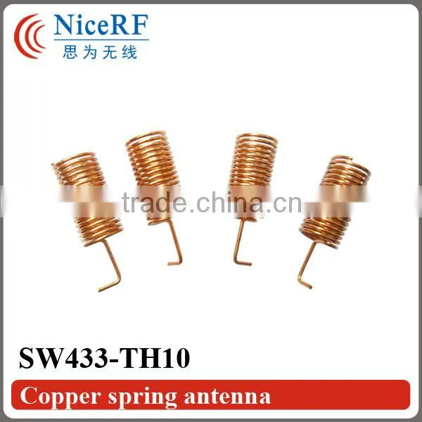 2015 SW433-TH10 Copper Spring Antenna 2.15dBi High Gain 433MHz Antenna