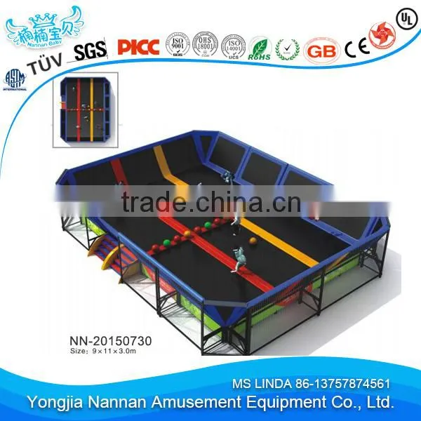 cheaper big trampolines park , cheap trampoline For adult and kids for sale