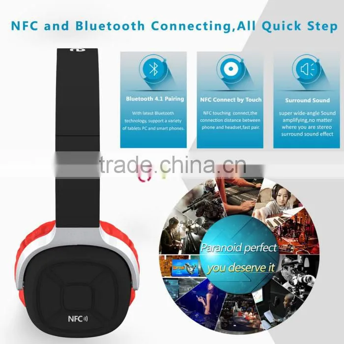 2016 Top Sales Sport Foldable Wireless Portable Bluetooth Headphone Wireless Bluetooth Headset Earphone Headphone