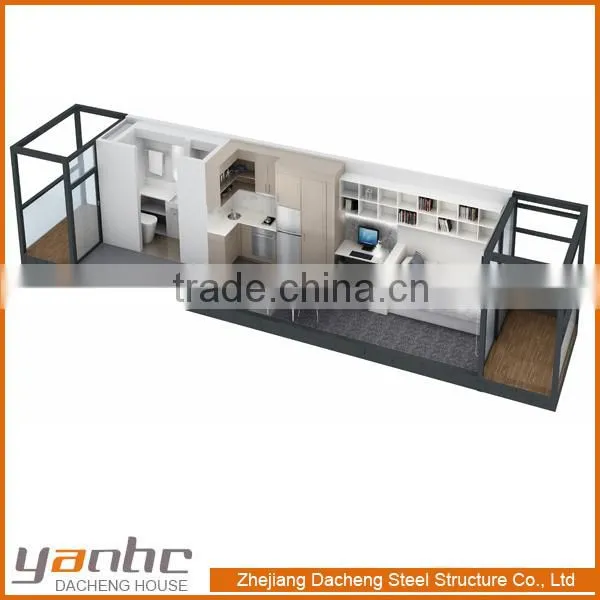 Prefabricate Container House With Finished Furnitures For Dwelling Accommodation