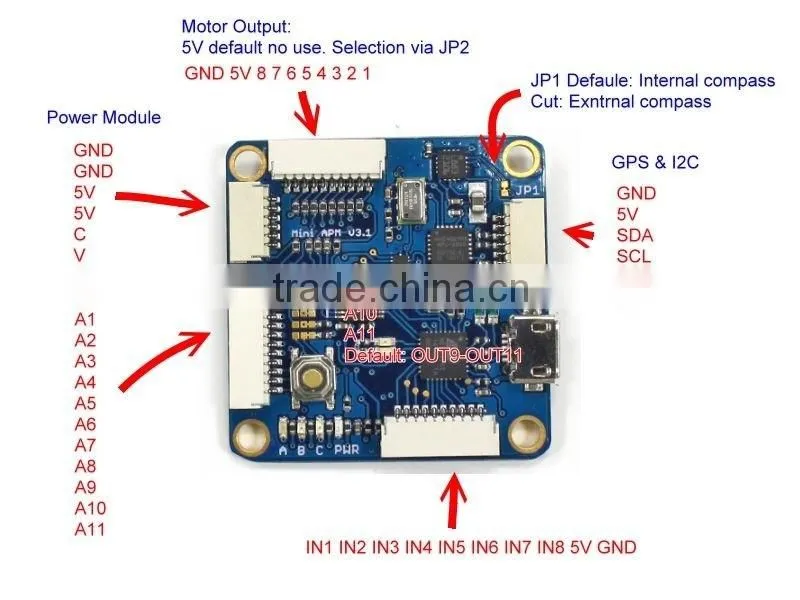 Rc Helicopter Parts Micro APM Mini APM 3.1Control Board