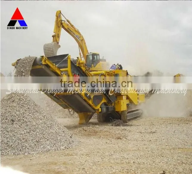 Mobile Portable Stone Crushing Plant with European Standard Manufacturing Shanghai