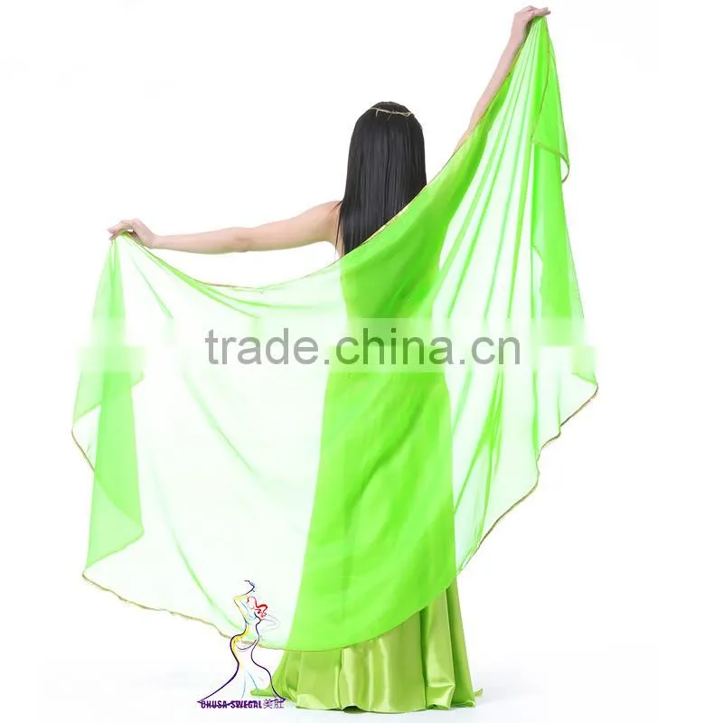 SWEGAL belly dance fan veils SGBDD14009