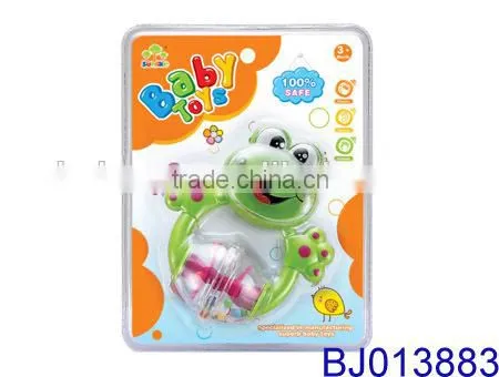 EN71 100% safe cute animal plastic baby rattles