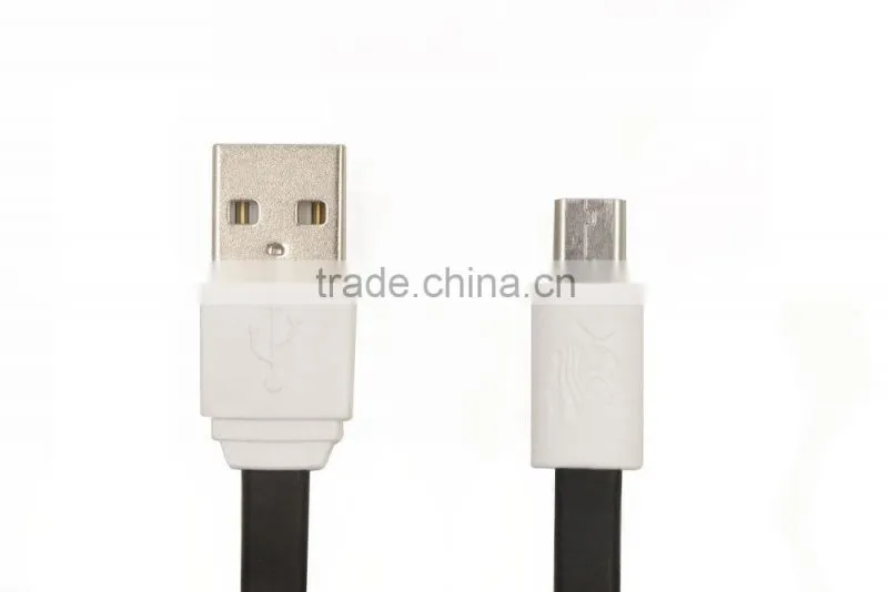 USB Cable 2M Flat Micro Charger Cord for Samsung Galaxy