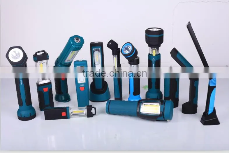 2015 wholesale handhold foldable 2W COB+1LED work lamp