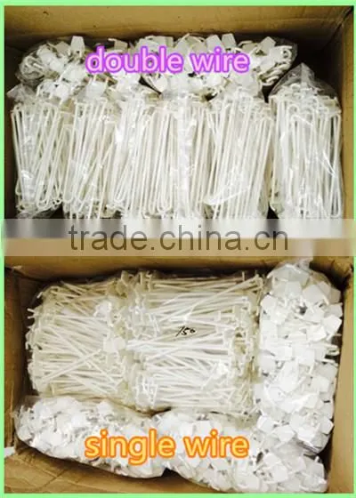 wholesale product colorful plastic security lock slatwall display hooks clothing hook for supermarket
