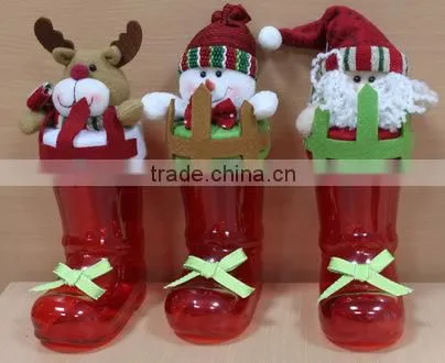 Candy jar/ Christmas candy jar/ Christmas santa jar/ Christmas gift