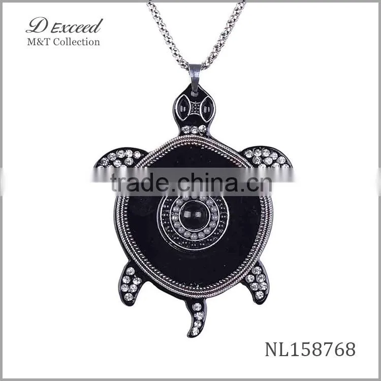 Yiwu wholesale cute plastic tortoise pendant necklace NL158762-8