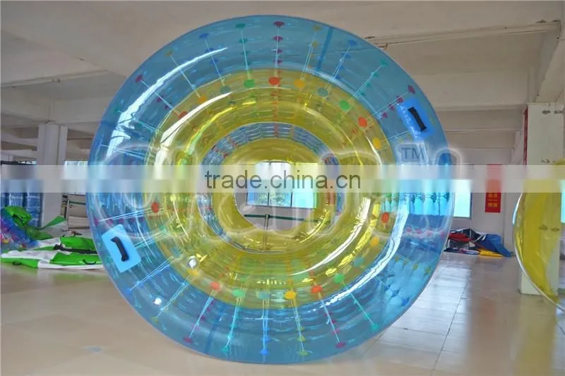 Hot selling commercial Dia 3m PVC/TPU water ball roller inflatable water roller balls
