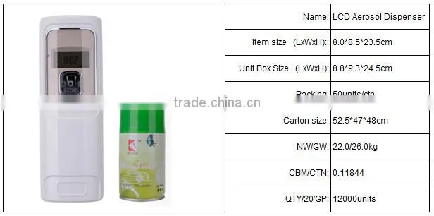 Digital LCD air freshener wall polishing machine