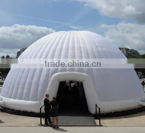 Comercial large mobile outdoor 20m inflatable party dome tent