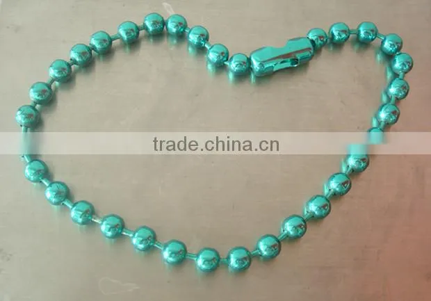 1.5mm Nickel Plated Brass Ball Chain