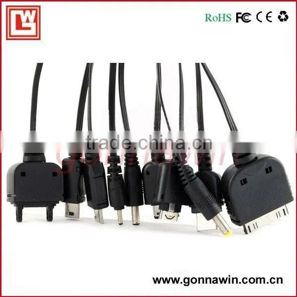 10 in 1 Universal multi USB Charger Cable for iPod PSP for iPhone 3G MP3/MP4