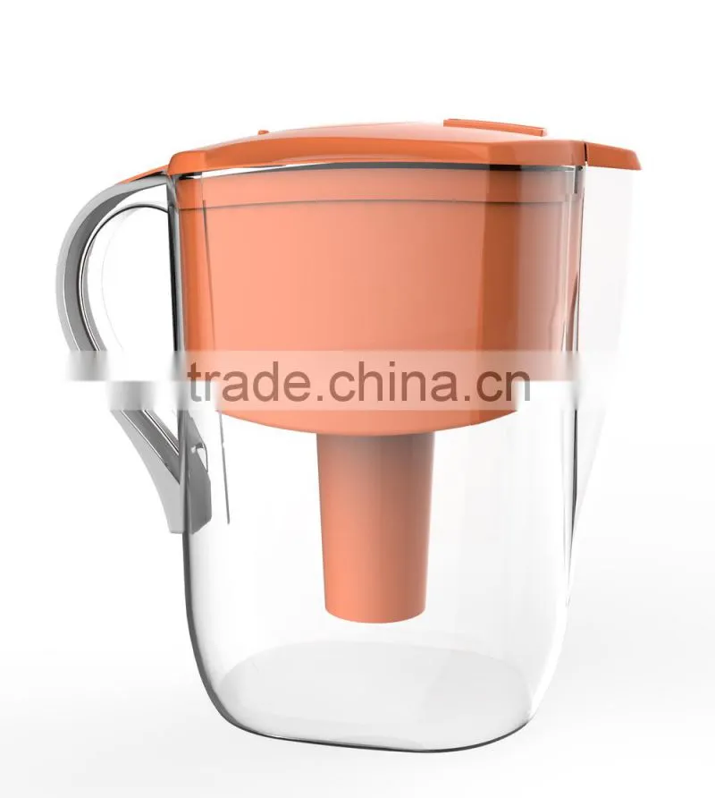 3.5L alkaline water filter pitcher/ Activated Carbon water filter system /water filter jug
