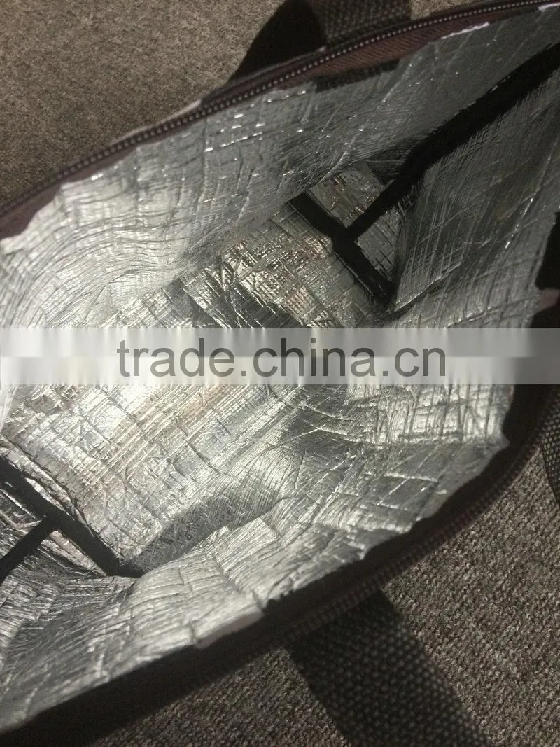 high quality best selling fabric with aluminium foil cooler bag