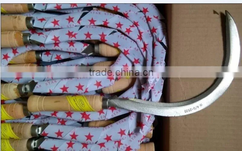 Sickle S34/ Garden and agriculture harvest steel grass farming sickle
