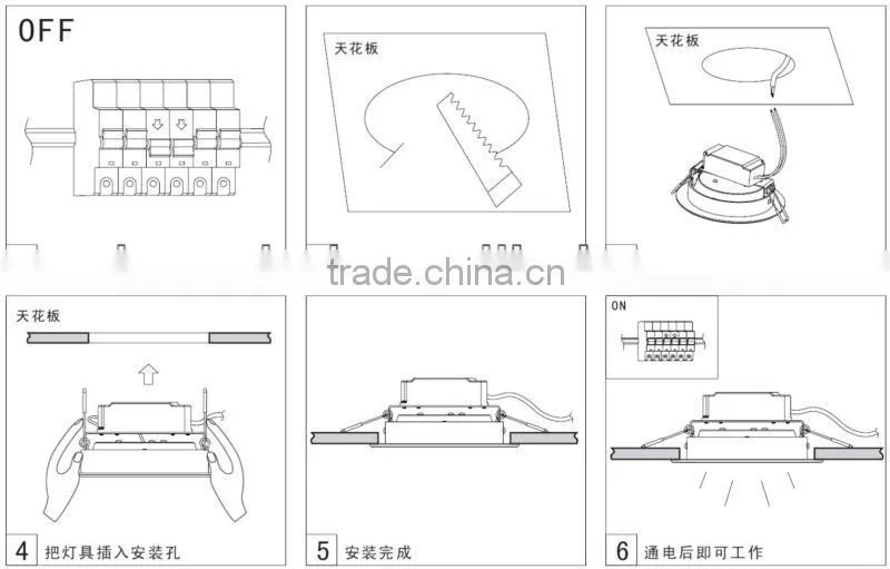 Wholesale Cheap promotional ceiling led light for store corridor