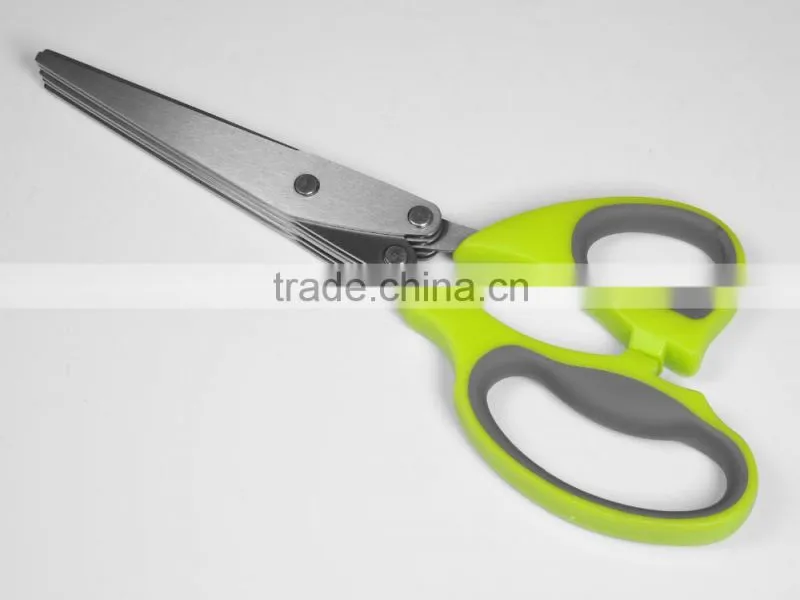SK-028 PP+TPR Handle Household Kitchen Stainless Scissors