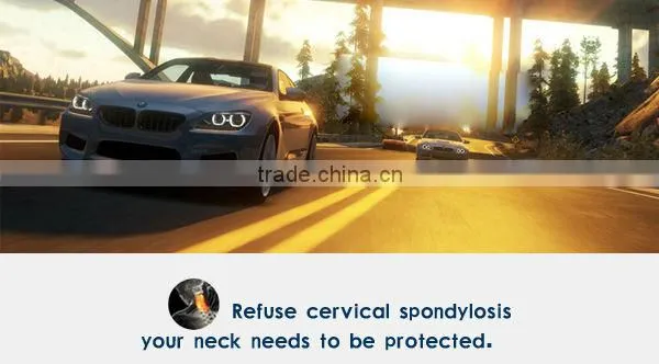 Car head pillow Memory foam core pillow