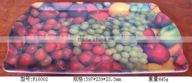 Melamine nice quality food serving trays