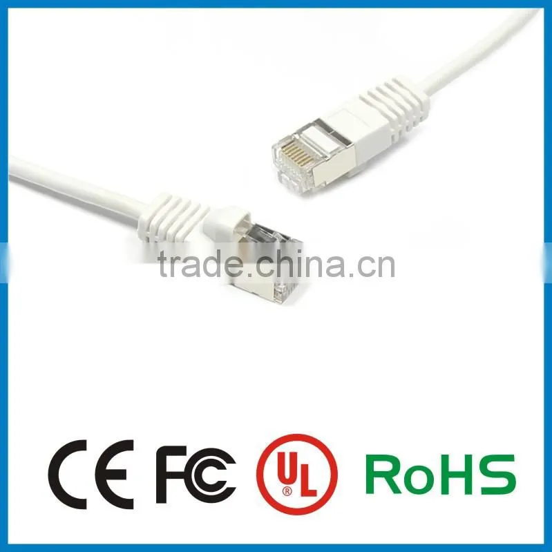 China super quality cat6 cat 6a network cable with gold /nickel plated up to 500MHz