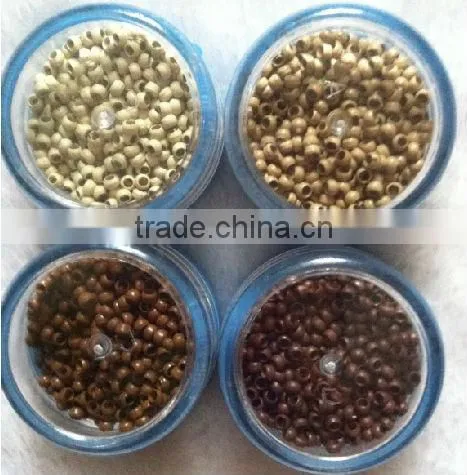 nano ring for hair extensions small beads nano rings hair extension tools 2.5*1.5*1.6mm