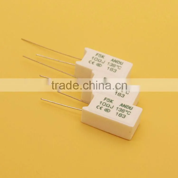 Chinese supplier:thermal fuse built-in resistor