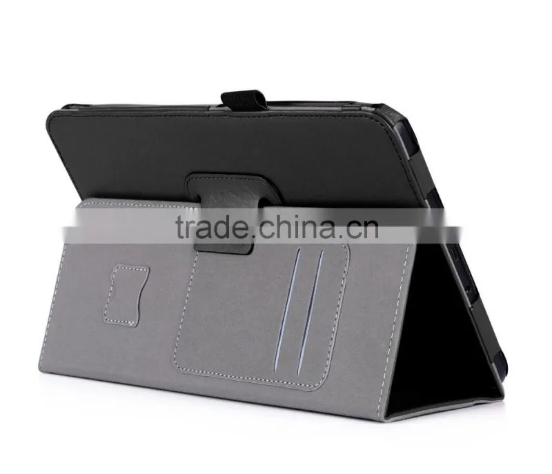 Flip Litchi Pattern Slim Folio Leather Case for Samsung Galaxy Tab A 10.1 T580
