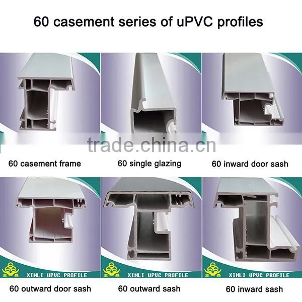 top grade upvc profile windows and doors high level quality PVC window and door profile