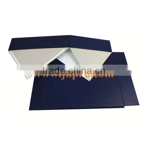 Black cardboard shoe box packaging