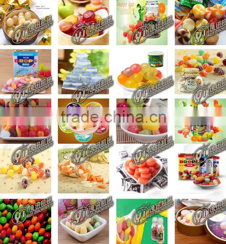 YX600 Factory prices ce multifunctional full automatic mini industrial jelly and hard candy making machine price