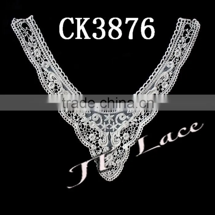 Garment accessories embroidered cotton lace trim CK3875