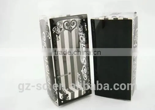 Protable folding plastci box, clear pvc plastic box toy design