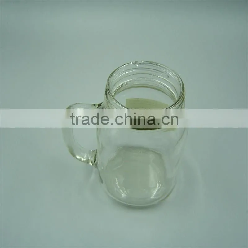 570ml Clear Heritage Beer Glass Cups/ Coffee Cups/ Tea Cups for Pub & Hotel with Metal Caps