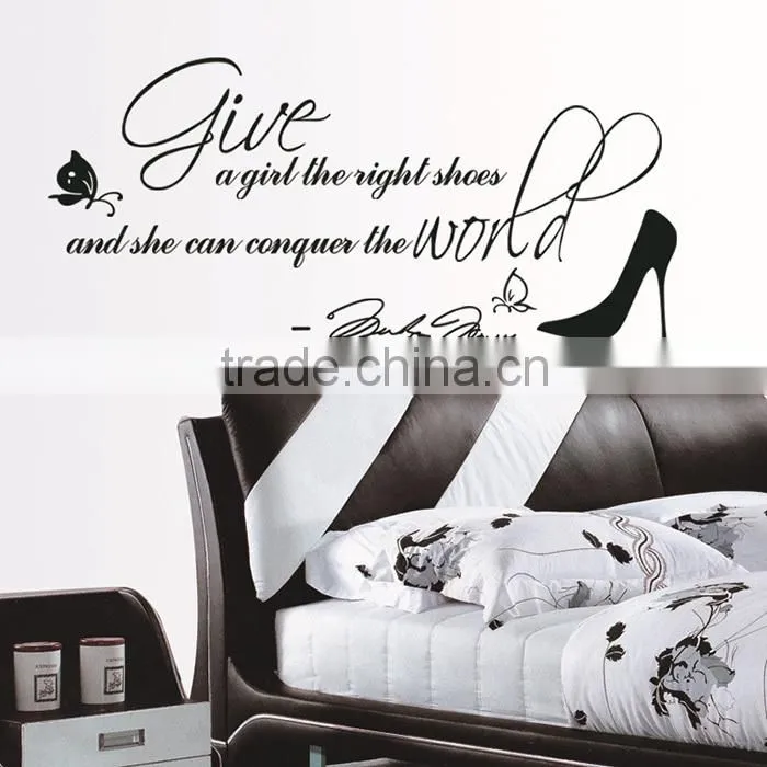 Living room lovely wall word stickers