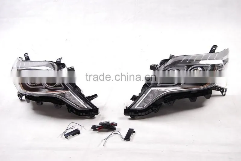 High quality PP 2015 Land cruiser FJ150 Prado Black Bison Wd design front bumper body kit for 2015 Land Cruiser FJ150
