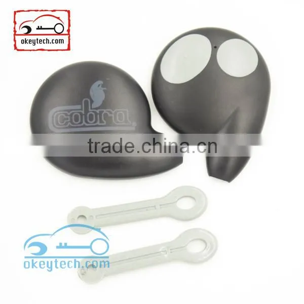 Okeytech car key cover for Cobra Remote key case