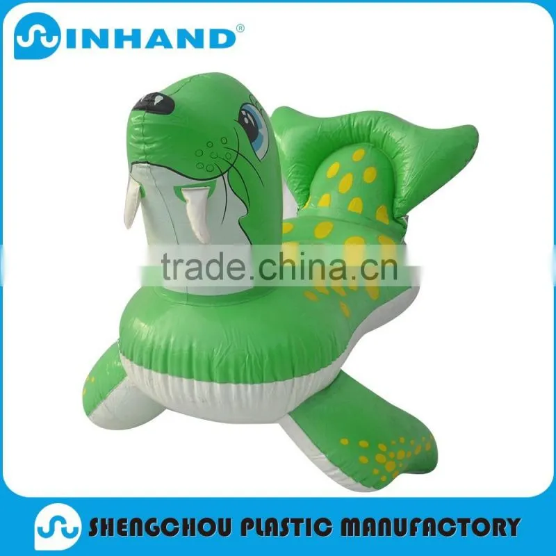 2016 Most Popular PVC Plastic Inflatable Animal Rider/pool float/inflatable float