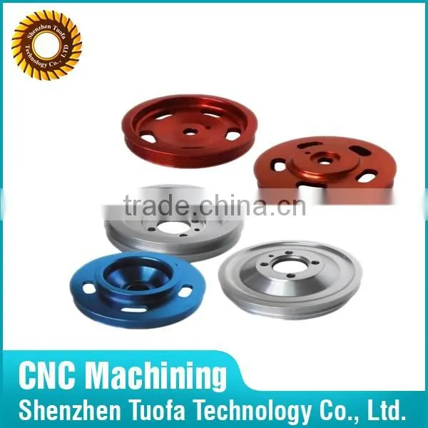 Red anodizing aluminum turning motorcycle metal parts