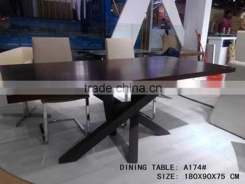 TB latest modern wood furniture exotic wood dining tables