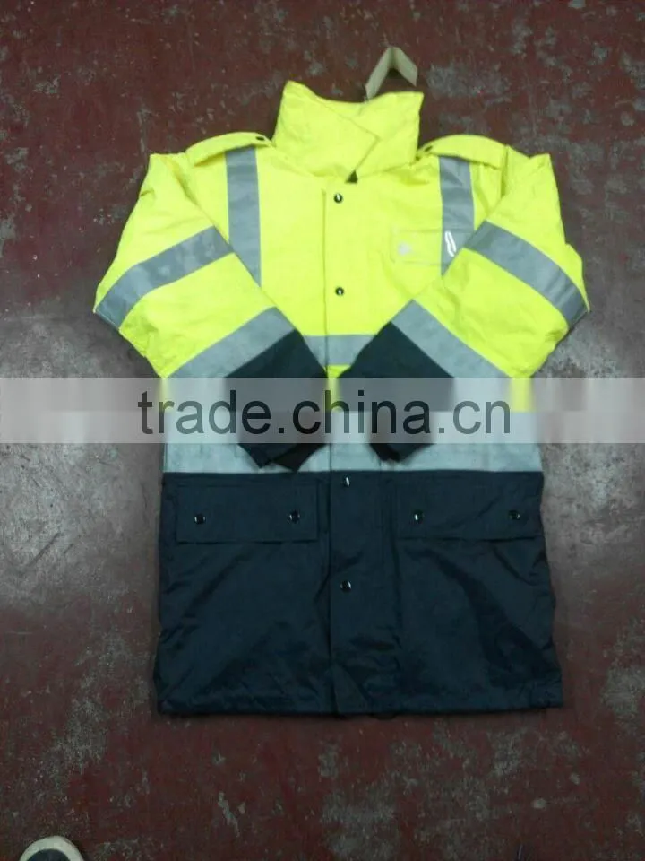 high visibility fleece lined work pants