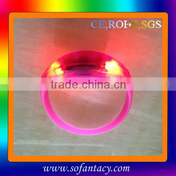 factory supply directly music sound actived light up bracelet,voice actived led bracelet