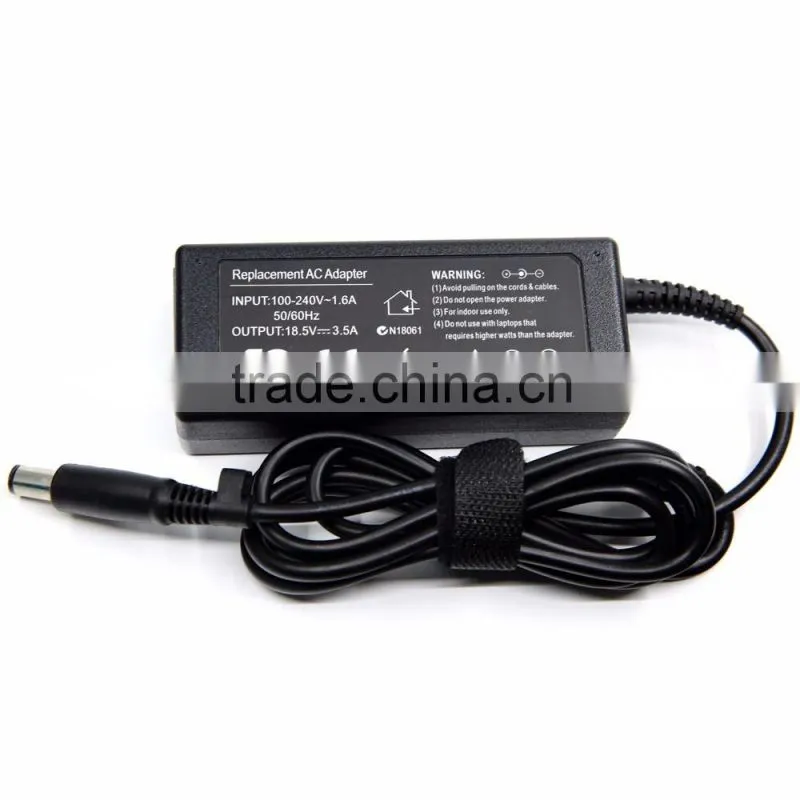 AC adapter charger 18.5V 3.5A 7.4*5.0mm blue for hp laptop charger