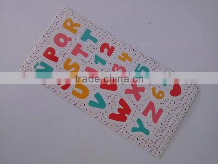 Custom die-cut removable pvc free material wall stickers