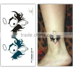 Angle shape tatoo sticker for decoration