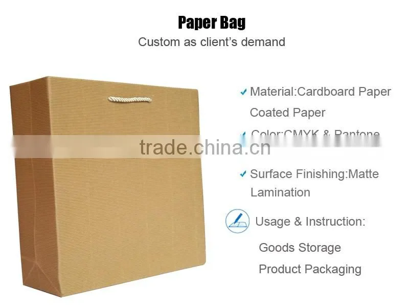 Custom Wholesale Cheap Raw Materials Of Kraft Paper Bag