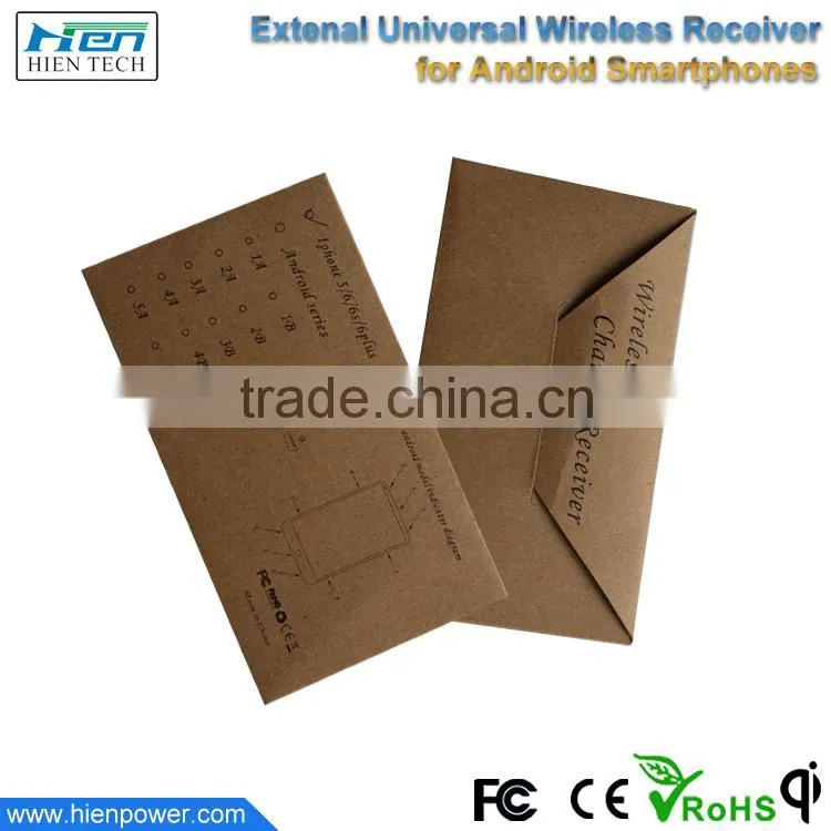 Ultra Thickness Qi Universal Wireless Charger Receiver for xiaomi mi4
