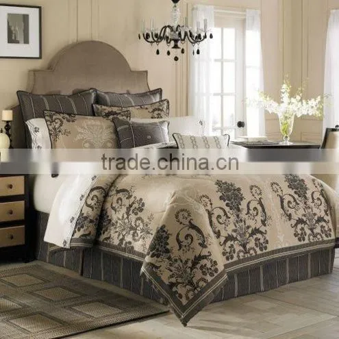 Wholesale Nantong suppier luxury 100% cotton hotel bedding sets with high quality