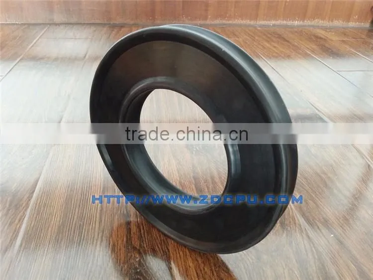 Small low noise new rubber pulley